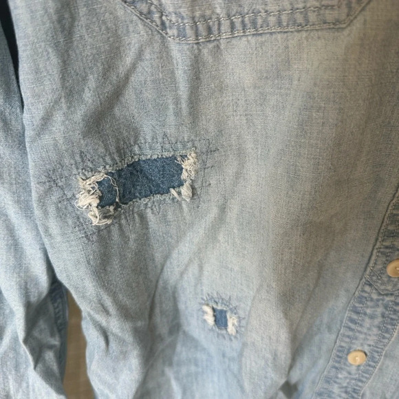 Vintage Intentionally Rustic Madewell Denim Shirt - Picture 2 of 7